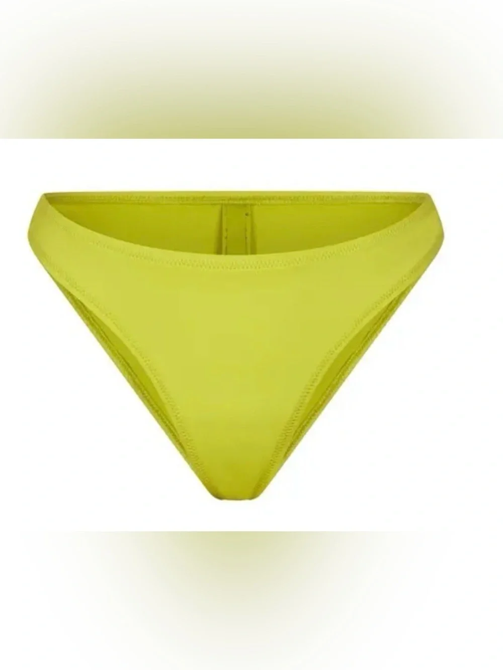 NWT SKIMS Plus Size Recycled Swim Mid Coverage Bottom Color Citrus - Size 3XL